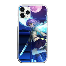 Чехол для iPhone 11 Pro матовый с принтом Крылья , Силикон |  | angel beats | anime | kanade | nakamura | ангельские ритмы | аниме