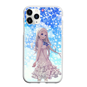 Чехол для iPhone 11 Pro Max матовый с принтом Meiko Honma , Силикон |  | anime | anohana | meiko honma | аниме | невиданный цветок