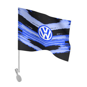 Флаг для автомобиля с принтом Volkswagen sport abstract 2018 , 100% полиэстер | Размер: 30*21 см | auto | automobile | car | machine | motor | motor car | sport car | volkswagen | автомашина | легковой автомобиль | спортивный автомобиль | тачка