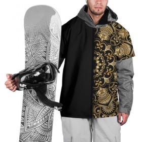 Накидка на куртку 3D с принтом Искусство Мандала , 100% полиэстер |  | Тематика изображения на принте: абстракция | узор