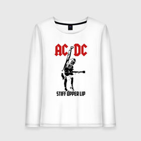 Женский лонгслив хлопок с принтом AC/DC stiff upper lip , 100% хлопок |  | Тематика изображения на принте: ac dc | acdc | acdc ас дс | австралийская | ангус янг | асдс | блюз | группа | крис слэйд | метал | молния | музыка | музыканты | певцы | рок | рок н ролл | стиви янг | хард | хардрок | эксл роуз