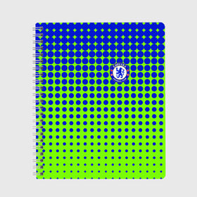 Тетрадь с принтом Chelsea , 100% бумага | 48 листов, плотность листов — 60 г/м2, плотность картонной обложки — 250 г/м2. Листы скреплены сбоку удобной пружинной спиралью. Уголки страниц и обложки скругленные. Цвет линий — светло-серый
 | chelsea | england | football | futbol | sport | англия | спорт | футбол | челси