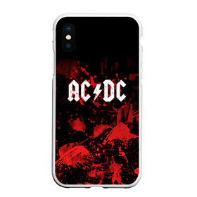 Чехол для iPhone XS Max матовый с принтом AC DC , Силикон | Область печати: задняя сторона чехла, без боковых панелей | ac dc | acdc | acdc ас дс | австралийская | ангус янг | асдс | блюз | группа | крис слэйд | метал | молния | музыка | музыканты | певцы | рок | рок н ролл | стиви янг | хард | хардрок | эксл роуз