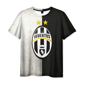 Мужская футболка 3D с принтом Juventus FC , 100% полиэфир | прямой крой, круглый вырез горловины, длина до линии бедер | juve | италия | клуб | фк | футбол | футбольный | ювентус