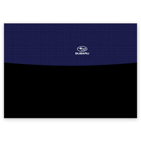 Поздравительная открытка с принтом SUBARU SPORT , 100% бумага | плотность бумаги 280 г/м2, матовая, на обратной стороне линовка и место для марки
 | auto | subaru | авто | автомобиль | автомобильные | бренд | марка | машины | спорт | субару