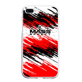 Чехол для iPhone 7Plus/8 Plus матовый с принтом Mass Effect , Силикон | Область печати: задняя сторона чехла, без боковых панелей | n7 | shepard | галактика | жнец | космос | краска | краски | масс | нормандия | планета | шепард | эффект