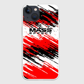 Чехол для iPhone 13 с принтом Mass Effect ,  |  | n7 | shepard | галактика | жнец | космос | краска | краски | масс | нормандия | планета | шепард | эффект