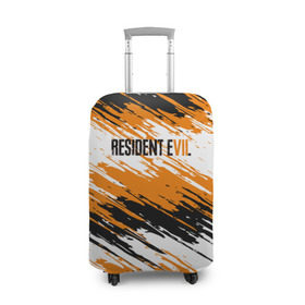 Чехол для чемодана 3D с принтом Resident Evil , 86% полиэфир, 14% спандекс | двустороннее нанесение принта, прорези для ручек и колес | biohazard | evil | game | horror | residen | survival | зла | зомби | игра | краска | краски | мертвецы | обитель | хоррор