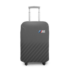 Чехол для чемодана 3D с принтом BMW M SPORT , 86% полиэфир, 14% спандекс | двустороннее нанесение принта, прорези для ручек и колес | 