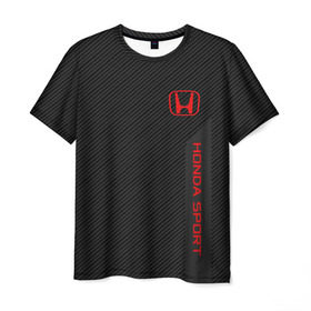 Мужская футболка 3D с принтом HONDA SPORT , 100% полиэфир | прямой крой, круглый вырез горловины, длина до линии бедер | Тематика изображения на принте: auto | honda | авто | автомобиль | бренд | марка | машины | хонда автомобильные