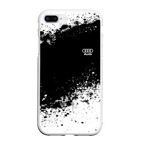 Чехол для iPhone 7Plus/8 Plus матовый с принтом Audi brand motors , Силикон | Область печати: задняя сторона чехла, без боковых панелей | ауди | машина