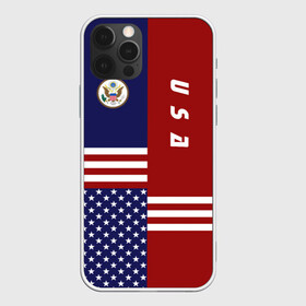 Чехол для iPhone 12 Pro с принтом USA (США) , силикон | область печати: задняя сторона чехла, без боковых панелей | us | usa | америка | американец | американка | американцы | америки | герб | доллар | знак | надпись | патриот | полосы | символ | соединенные | страна | сша | флаг | флага | цвета | штаты