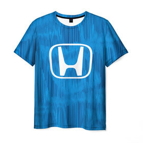 Мужская футболка 3D с принтом Honda sport color , 100% полиэфир | прямой крой, круглый вырез горловины, длина до линии бедер | auto | automobile | car | honda | machine | motor | motor car | sport car | автомашина | бренд | легковой автомобиль | марка | спортивный автомобиль | тачка