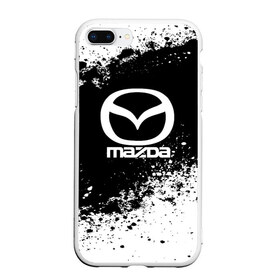 Чехол для iPhone 7Plus/8 Plus матовый с принтом Mazda abstract sport , Силикон | Область печати: задняя сторона чехла, без боковых панелей | auto | automobile | car | machine | mazda | motor | motor car | sport car | автомашина | бренд | легковой автомобиль | мазда | марка | спортивный автомобиль | тачка