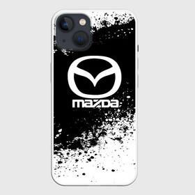 Чехол для iPhone 13 с принтом Mazda abstract sport ,  |  | auto | automobile | car | machine | mazda | motor | motor car | sport car | автомашина | бренд | легковой автомобиль | мазда | марка | спортивный автомобиль | тачка