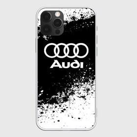 Чехол для iPhone 12 Pro Max с принтом Audi abstract sport , Силикон |  | Тематика изображения на принте: ауди | кольца | лого | машина