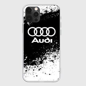 Чехол для iPhone 12 Pro Max с принтом Audi abstract sport , Силикон |  | ауди | кольца | лого | машина