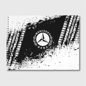 Альбом для рисования с принтом Mercedes abstract sport , 100% бумага
 | матовая бумага, плотность 200 мг. | auto | automobile | car | machine | mercedes | motor | motor car | sport car | автомашина | бренд | легковой автомобиль | марка | спортивный автомобиль | тачка