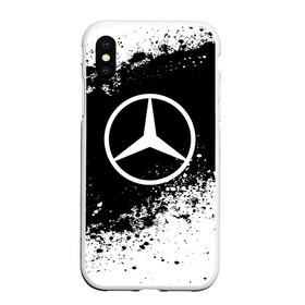 Чехол для iPhone XS Max матовый с принтом Mercedes abstract sport , Силикон | Область печати: задняя сторона чехла, без боковых панелей | Тематика изображения на принте: auto | automobile | car | machine | mercedes | motor | motor car | sport car | автомашина | бренд | легковой автомобиль | марка | спортивный автомобиль | тачка