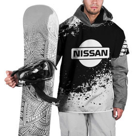 Накидка на куртку 3D с принтом Nissan abstract sport , 100% полиэстер |  | motor | nissan | авто | лого | машина | ниссан | тачка