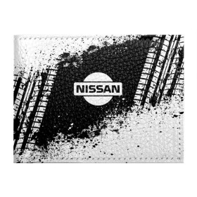Обложка для студенческого билета с принтом Nissan abstract sport , натуральная кожа | Размер: 11*8 см; Печать на всей внешней стороне | motor | nissan | авто | лого | машина | ниссан | тачка
