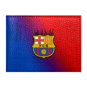 Обложка для студенческого билета с принтом FC Barcelona color sport , натуральная кожа | Размер: 11*8 см; Печать на всей внешней стороне | football | soccer | барселона