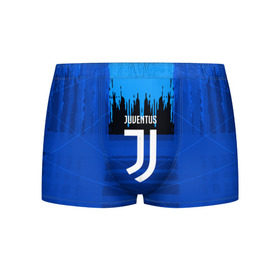 Мужские трусы 3D с принтом FC Juventus color abstract , 50% хлопок, 50% полиэстер | классическая посадка, на поясе мягкая тканевая резинка | Тематика изображения на принте: 