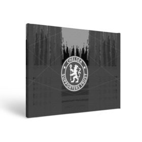 Холст прямоугольный с принтом FC Chelsea abstract color , 100% ПВХ |  | Тематика изображения на принте: football | soccer | челси