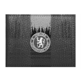 Обложка для студенческого билета с принтом FC Chelsea abstract color , натуральная кожа | Размер: 11*8 см; Печать на всей внешней стороне | football | soccer | челси