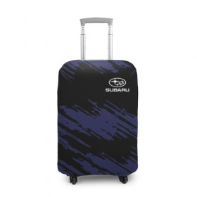 Чехол для чемодана 3D с принтом SUBARU SPORT , 86% полиэфир, 14% спандекс | двустороннее нанесение принта, прорези для ручек и колес | 