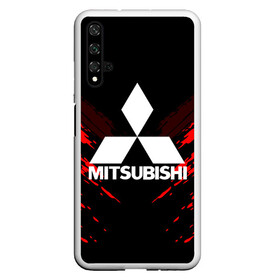 Чехол для Honor 20 с принтом MITSUBISHI SPORT COLLECTION , Силикон | Область печати: задняя сторона чехла, без боковых панелей |  машина | марка | митсубиси