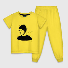 Детская пижама хлопок с принтом Mnogoznaal_9 , 100% хлопок |  брюки и футболка прямого кроя, без карманов, на брюках мягкая резинка на поясе и по низу штанин
 | mnogoznaal | максим лазин | многознаал