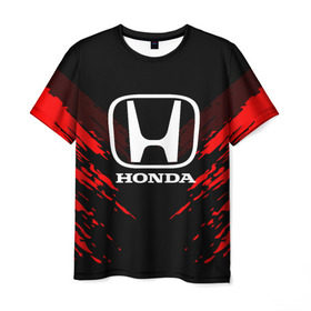 Мужская футболка 3D с принтом HONDA SPORT COLLECTION , 100% полиэфир | прямой крой, круглый вырез горловины, длина до линии бедер | auto | automobile | car | honda | machine | motor | motor car | sport car | автомашина | бренд | легковой автомобиль | марка | спортивный автомобиль | тачка | хонда