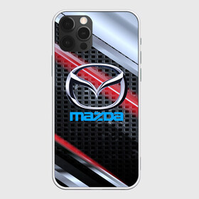 Чехол для iPhone 12 Pro Max с принтом MAZDA high speed collection , Силикон |  | auto | automobile | car | machine | mazda | motor | motor car | sport car | автомашина | бренд | легковой автомобиль | мазда | марка | спортивный автомобиль | тачка