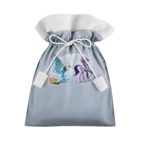 Подарочный 3D мешок с принтом My Little Pony , 100% полиэстер | Размер: 29*39 см | 