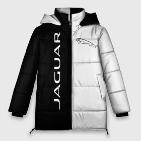 Женская зимняя куртка 3D с принтом Jaguar , верх — 100% полиэстер; подкладка — 100% полиэстер; утеплитель — 100% полиэстер | длина ниже бедра, силуэт Оверсайз. Есть воротник-стойка, отстегивающийся капюшон и ветрозащитная планка. 

Боковые карманы с листочкой на кнопках и внутренний карман на молнии | c x17 | c x75 concept | c xf | cars | e pace | f pace | jaguar | land | r d6 | r2 | r3 | r4 | r5 | rover. r1 | xkr 75 | авто | автомобиль | знак | лого | машина | символ | тачка | эмблема | ягуар