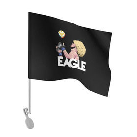 Флаг для автомобиля с принтом Хабиб Нурмагомедов , 100% полиэстер | Размер: 30*21 см | 05 | aka | eagle | khabib | mma | nurmagamedov | ufc | аварец | дагестан | мма | регион | самбо