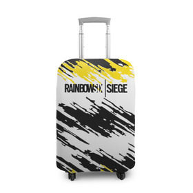 Чехол для чемодана 3D с принтом RAINBOW SIX SIEGE , 86% полиэфир, 14% спандекс | двустороннее нанесение принта, прорези для ручек и колес | cybersport | esports | pro league | r6 | rainbow | rainbow six | siege | six | армия | боевик | военные | война | игры | киберспорт | логотип | оперативники | радуга | шутер
