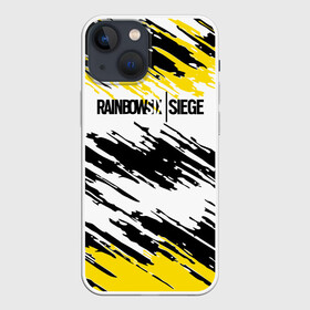 Чехол для iPhone 13 mini с принтом RAINBOW SIX SIEGE | РАДУГА 6 ОСАДА | R6S ,  |  | cybersport | esports | pro league | r6 | rainbow | rainbow six | siege | six | армия | боевик | военные | война | игры | киберспорт | логотип | оперативники | радуга | шутер