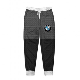 Мужские брюки 3D с принтом BMW SPORT , 100% полиэстер | манжеты по низу, эластичный пояс регулируется шнурком, по бокам два кармана без застежек, внутренняя часть кармана из мелкой сетки | Тематика изображения на принте: 