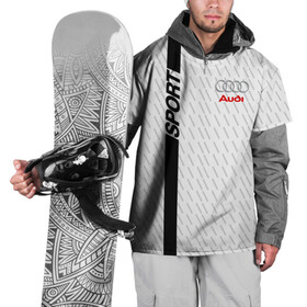 Накидка на куртку 3D с принтом AUDI  SPORT             , 100% полиэстер |  | audi | auto | авто | автомобиль | автомобильные | ауди | бренд | марка | машины | спорт
