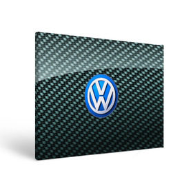 Холст прямоугольный с принтом Volkswagen SPORT , 100% ПВХ |  | 