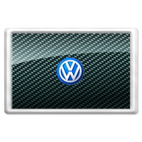 Магнит 45*70 с принтом Volkswagen SPORT , Пластик | Размер: 78*52 мм; Размер печати: 70*45 | 