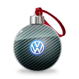 Ёлочный шар с принтом Volkswagen SPORT , Пластик | Диаметр: 77 мм | 