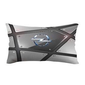 Подушка 3D антистресс с принтом Opel metalic 2018 , наволочка — 100% полиэстер, наполнитель — вспененный полистирол | состоит из подушки и наволочки на молнии | 