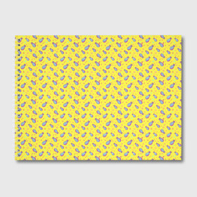 Альбом для рисования с принтом Ананас , 100% бумага
 | матовая бумага, плотность 200 мг. | ананас | еда | фрукты