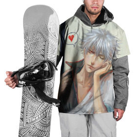 Накидка на куртку 3D с принтом Sakata Gintoki , 100% полиэстер |  | anime | gintama | kagura | sakata gintoki | аниме | гинтама