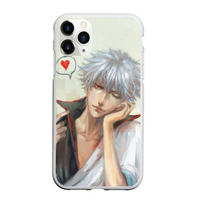 Чехол для iPhone 11 Pro матовый с принтом Sakata Gintoki , Силикон |  | anime | gintama | kagura | sakata gintoki | аниме | гинтама