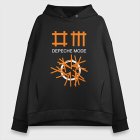 Женское худи Oversize хлопок с принтом Depeche Mode , френч-терри — 70% хлопок, 30% полиэстер. Мягкий теплый начес внутри —100% хлопок | боковые карманы, эластичные манжеты и нижняя кромка, капюшон на магнитной кнопке | depeche mode | вестник моды | депеш мод | депешмод | дэйв гаан | мартин гор | энди флетчер