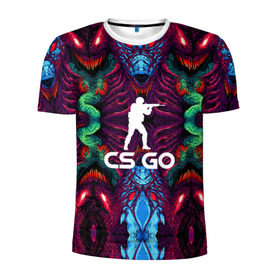 Мужская футболка 3D спортивная с принтом CS GO hyper beast collection , 100% полиэстер с улучшенными характеристиками | приталенный силуэт, круглая горловина, широкие плечи, сужается к линии бедра | скоростной зверь